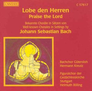 Cover for Bach / Rilling / Guetersloh Bach Choir · Lobe den Herren (CD) (1996)