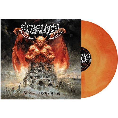Cover for Cavalera · Bestial Devastation (Orange Swirl Coloured) (LP) (2023)
