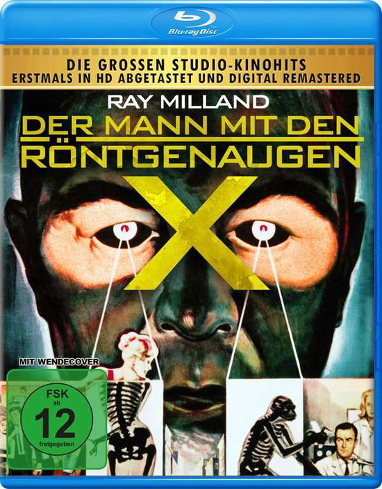 Cover for Milland,ray / Van Der Vlis,diana / Hoyt,john · Der Mann Mit den Röntgenaugen-kinofassung in Hd (Blu-ray) (2021)