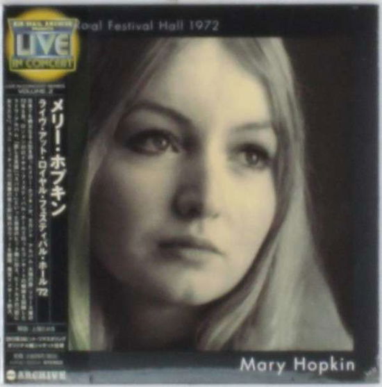 Live at Royal Festival Hall 1972 - Mary Hopkin - Music - 11IO - 4571136377176 - June 13, 2013