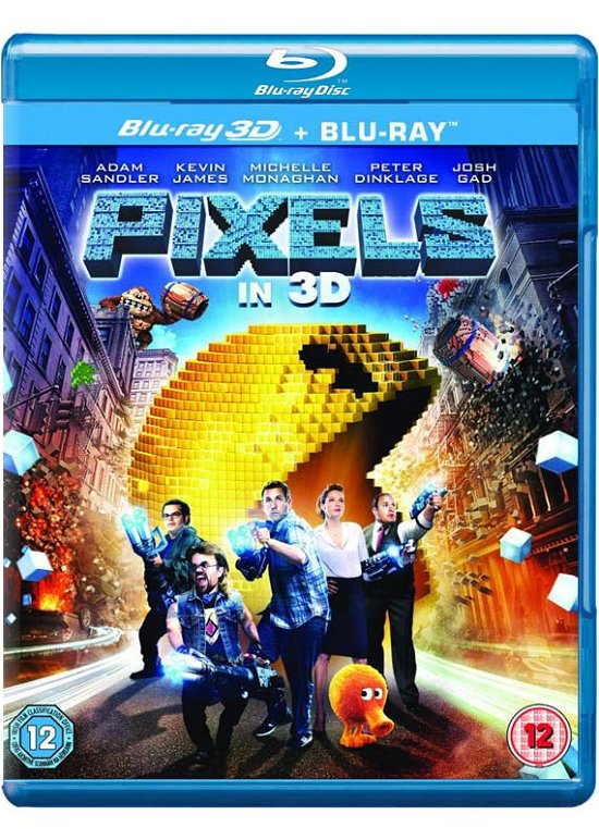 Cover for Chris Columbus · Pixels 3D+2D (Blu-ray) (2015)
