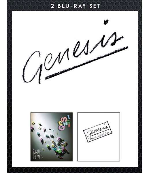 Cover for Genesis · Sum Of The Parts / Three Sides Live (Blu-ray) (2018)