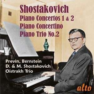 Cover for Previn / Bernstein Etc Pno / Oistrakh Trio · Shostakovich Piano Concs 1 &amp; 2 / Concertino / Pno Trio 2 (CD) (2021)