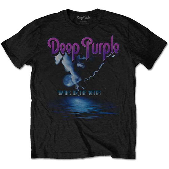 Deep Purple Unisex T-Shirt: Smoke On The Water - Deep Purple - Mercancía - ROCKOFF - 5056170637176 - 