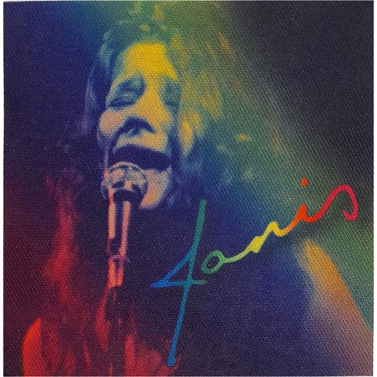 Janis Joplin Standard Printed Patch: Rainbow - Janis Joplin - Merchandise -  - 5056368696176 - 