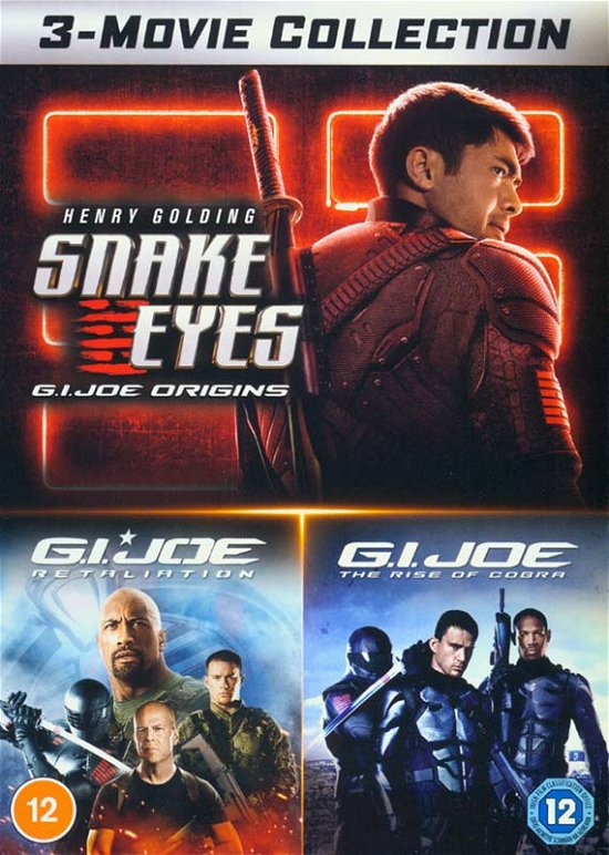 Cover for Fox · GI Joe Trilogy - The Rise of Cobra /  Retaliation / Snake Eyes (DVD) (2021)