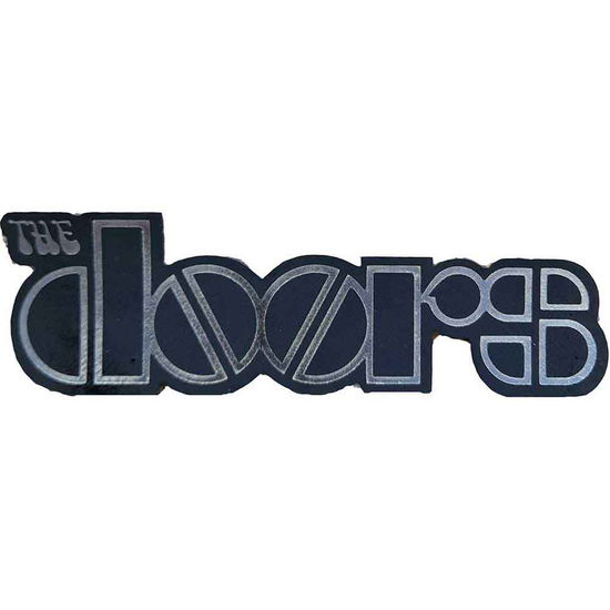 The Doors Printed Patch: Chrome Logo (Standard) - The Doors - Merchandise -  - 5056561000176 - 