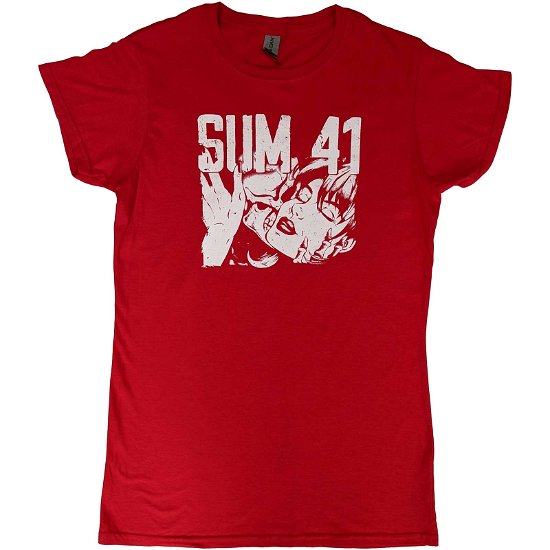 Sum 41 Ladies T-Shirt: Embrace (Ex-Tour) - Sum 41 - Merchandise -  - 5056561068176 - 