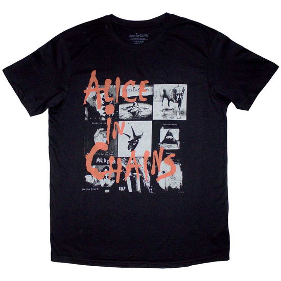 Cover for Alice In Chains · Alice In Chains Unisex T-Shirt: Albums Montage (T-shirt) [size M]