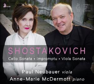 Cover for Neubauer / Mcdermott · Shostakovich: Cello Son Impromptu Viola Son (CD) (2025)