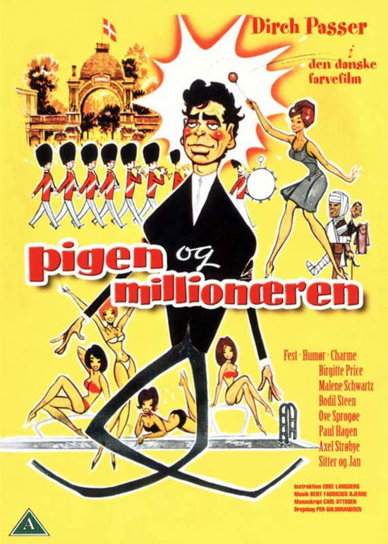 Cover for Pigen og Millionæren (DVD) (2015)