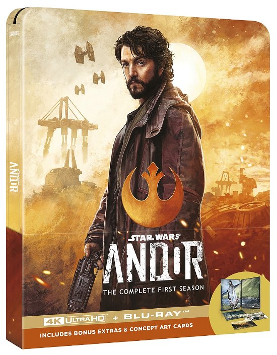 Cover for Andor · Andor - Season 1 (4K UHD + Blu-ray) [Limited Deluxe Steelbook edition] (2024)