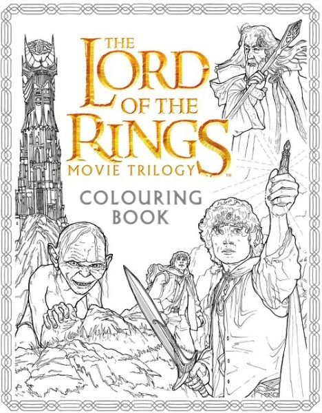 Cover for J. R. R. Tolkien · The Lord of the Rings Movie Trilogy Colouring Book (Paperback Bog) (2016)