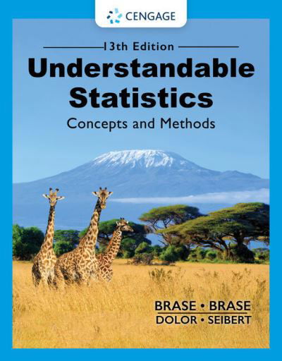 Cover for Brase, Charles Henry (.) · Understandable Statistics (Hardcover Book) (2022)