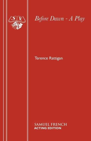 Cover for Terence Rattigan · Before Dawn - Acting Edition S. (Paperback Book) (1982)