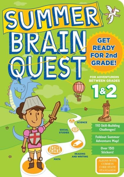 Cover for Claire Piddock · Summer Brain Quest: Between Grades 1 &amp; 2 (Taschenbuch) (2017)