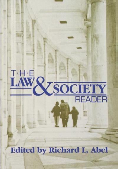 Cover for Richard L. Abel · The Law and Society Reader (Gebundenes Buch) (1995)