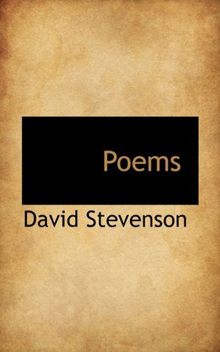 Cover for David Stevenson · Poems (Pocketbok) (2009)