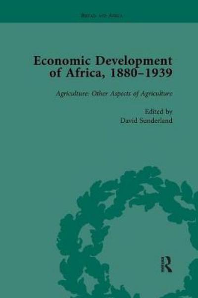 Cover for David Sunderland · Economic Development of Africa, 1880–1939 vol 3 (Taschenbuch) (2017)