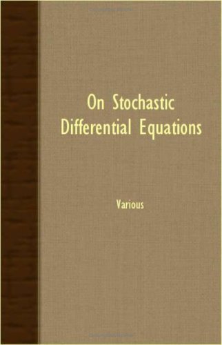 Cover for On Stochastic Differential Equations (Paperback Book) (2007)