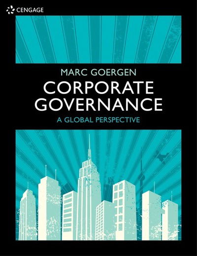 Cover for Goergen, Marc (Cardiff Business School) · Corporate Governance: A Global Perspective (Paperback Book) [New edition] (2018)