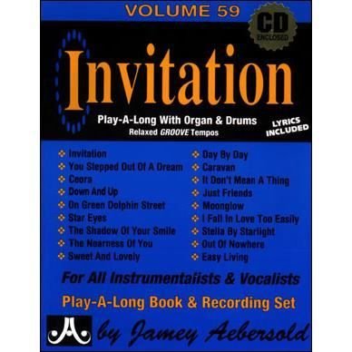 Cover for Jamey Aebersold · Jamey Aebersold Jazz -- Invitation, Vol 59 (Bog) (2015)