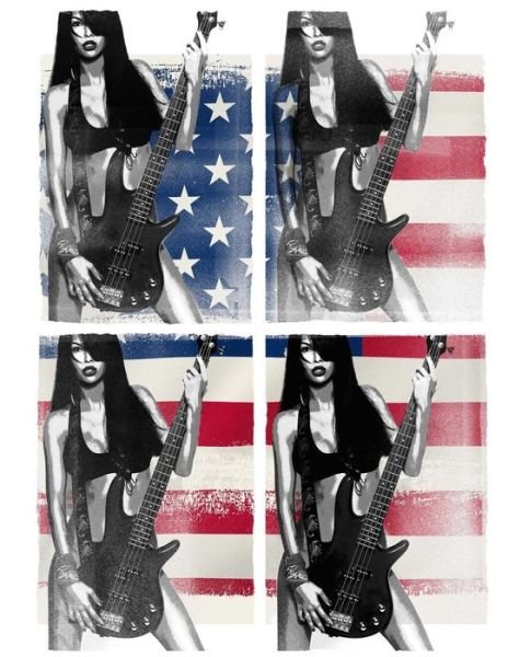 Cover for D · Patriotic American Flag July 4th Female Rocker (Paperback Bog) (2018)