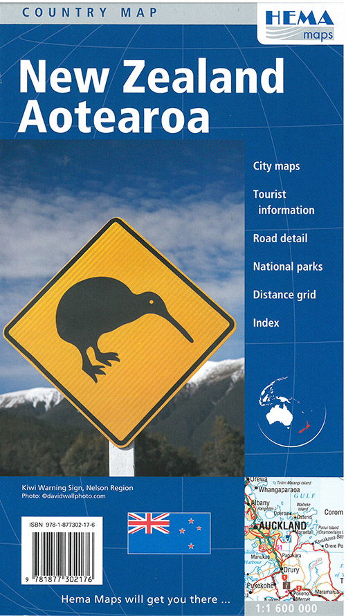 Cover for Hema Maps · Hema Maps: New Zealand Aotearoa Country Map (Book) (2001)