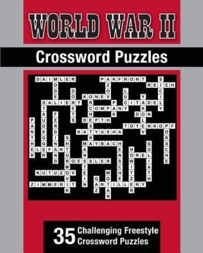 Cover for Esat Angun · World War II Theme Crossword Puzzles (Paperback Book) (2017)