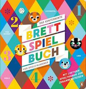 Cover for Sabine Rahn · Das kunterbunte Brettspiel-Buch – Vier Spiele-Klassiker (Book) (2024)