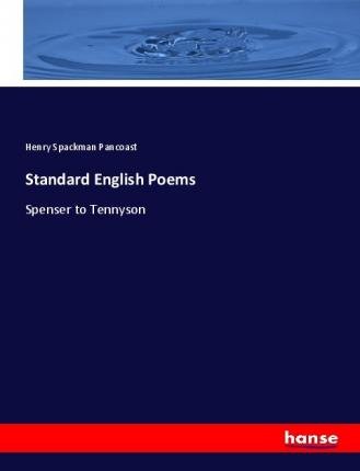 Standard English Poems - Pancoast - Books -  - 9783337932176 - November 12, 2021