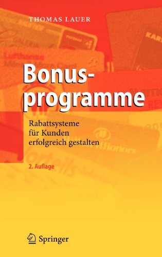 Cover for Thomas Lauer · Bonusprogramme (Innbunden bok) [2nd 2., Uberarb. U. Erw. Aufl. 2011 edition] (2011)