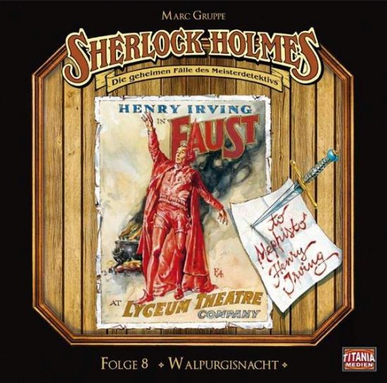Doyle:sherlock Holmes.08 Walpurgisn.cd - Sherlock Holmes-folge 8 - Musikk - TITANIA ME -HOERBUCH - 9783785748176 - 17. mai 2013