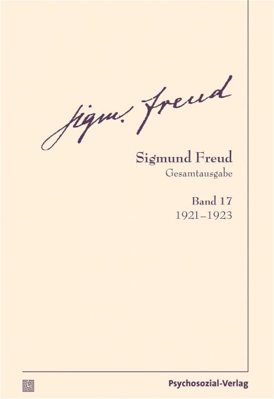 Cover for Freud · Gesamtausgabe (SFG).17 (Bog)