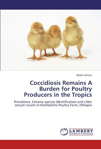 Cover for Abadi Amare · Coccidiosis Remains a Burden for Poultry Producers in the Tropics: Prevalence, Eimeria Species Identification and Litter Oocyst Counts in Kombolcha Poultry Farm, Ethiopia (Paperback Bog) (2011)