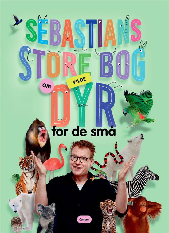 Cover for Sebastian Klein · Sebastians store bog om vilde dyr for de små (Cardboard Book) [1er édition] (2023)