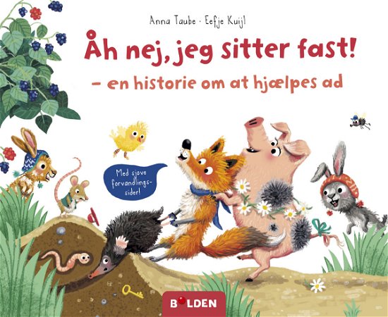 Cover for Anna Taube · Åh nej, jeg sitter fast! (Cardboard Book) [1.º edición] (2021)