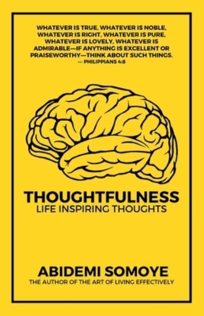 Cover for Somoye Abidemi Somoye · Thoughtfulness: Life Inspiring Thoughts (Paperback Book) (2021)