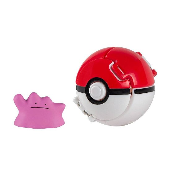 Pokemon - Throw N Pop Poke Ball with Ditto Action Figure - Tomy - Merchandise -  - 0053941191177 - 