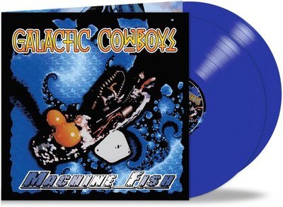 Cover for Galactic Cowboys · Machine Fish / Feel The Rage (LP) [Coloured edition] (2023)