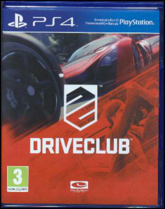 Ps4 Driveclub S/a - Spil-playstation 4 - Game - Nordisk Film - 0711719278177 - October 8, 2014