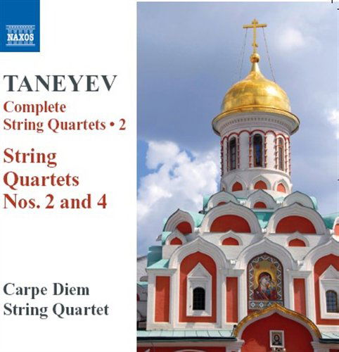 Taneyevstring Quartets No 2 4 - Carpe Diem String Quartet - Musiikki - NAXOS - 0747313242177 - maanantai 28. helmikuuta 2011