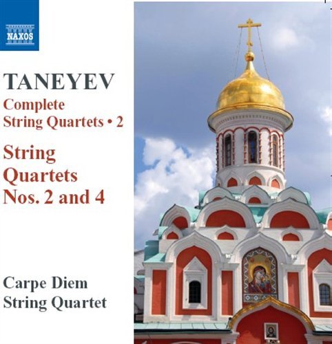 String Quartets 2 & 4 - Taneyev / Carpe Diem String Quartet - Musik - NAXOS - 0747313242177 - 29. mars 2011