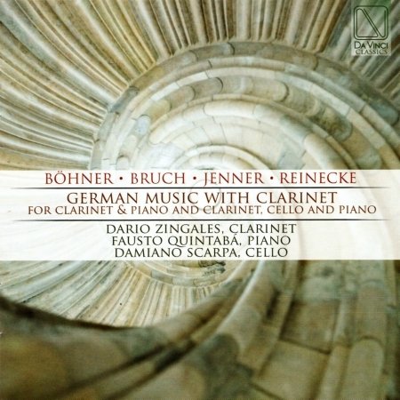 Cover for Zingalesi,dario / Quintaba,fausto / Scarpa,damiano · German Music with Clarinet (CD) (2018)
