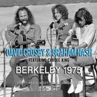 Berkeley 1975 - David Crosby & Graham Nash - Musik - LEFT FIELD MEDIA - 0823564032177 - 6. marts 2020