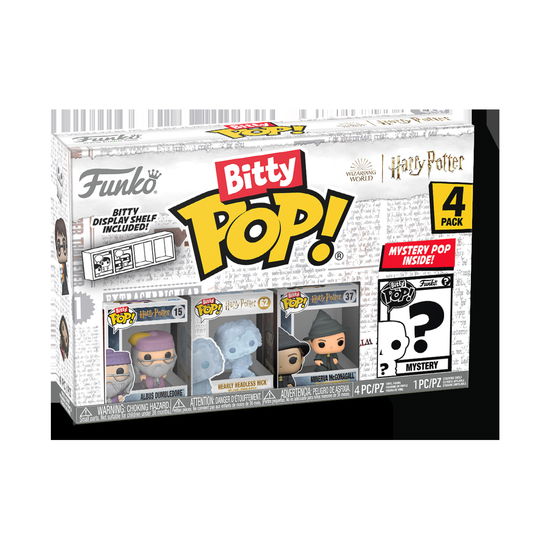 Bitty Pop Harry Potter Dumbledore 4 Pack - Bitty Pop Harry Potter - Merchandise - Funko - 0889698713177 - 28. Februar 2023
