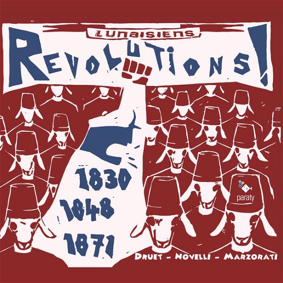Cover for Les Lunaisiens · Revolutions 1830/1848/1871 (CD) (2014)