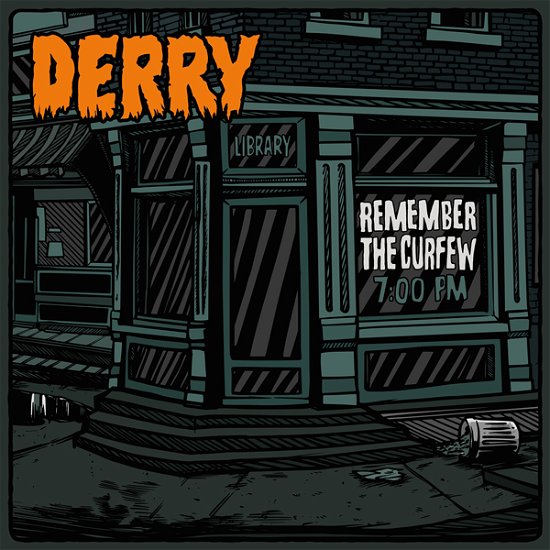 Cover for Derry · Remember The Curfew (One-Sided Transparent / Orange Vinyl) (LP) (2024)