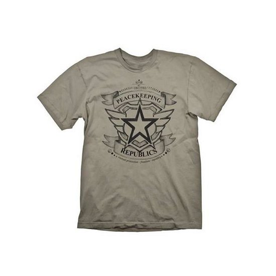 Cover for Beige · T-shirt Battleborn - U.p. Republics [beige, M] (Kläder)