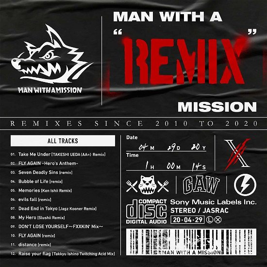 Cover for Man with a Mission · Man with a `remix` Mission (CD) [Japan Import edition] (2020)